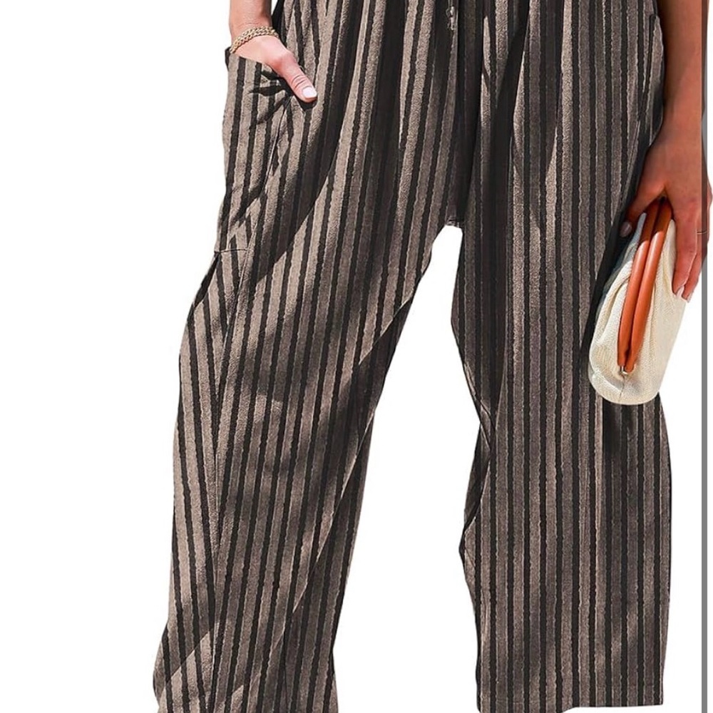 TARSE Womens Linen Wide Leg Pants